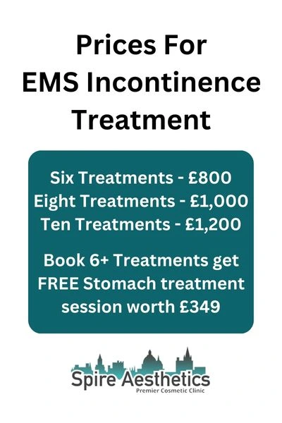 EMS Incontinence Treatment Prices Islington