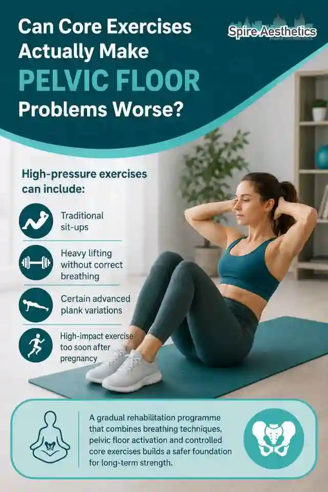 Can Strengthening Your Core Alone Actually Make Pelvic Floor Problems Worse Islington?
